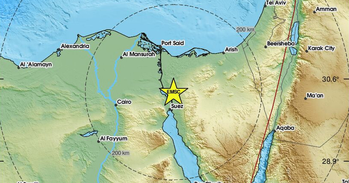 Potres magnitude 5.3 pogodio Egipat