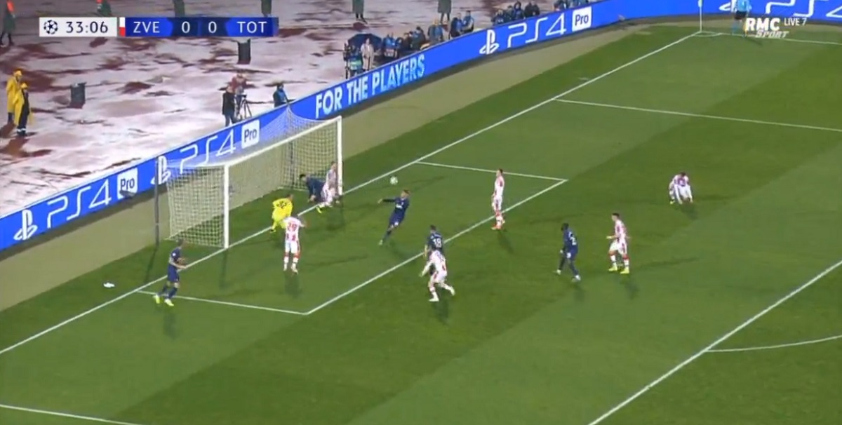 Tottenham poveo protiv Zvezde najčudnijim golom Lige prvaka ove sezone