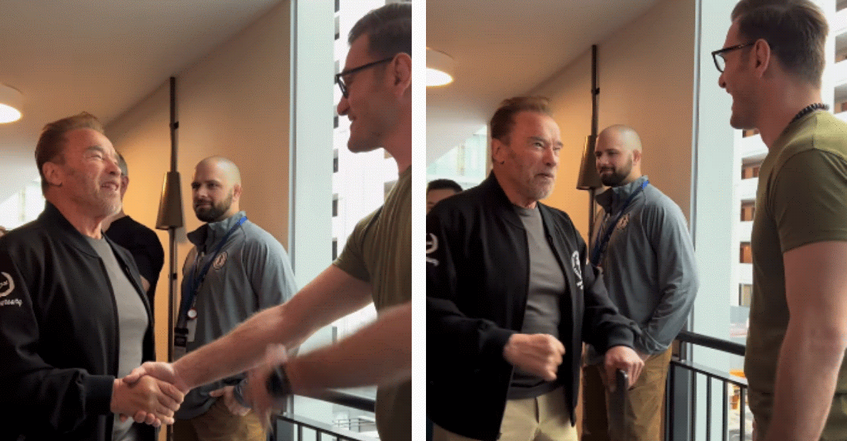 Miočić naletio na Schwarzeneggera, ovaj ga počeo hvaliti: Čovječe, bio si fantastičan