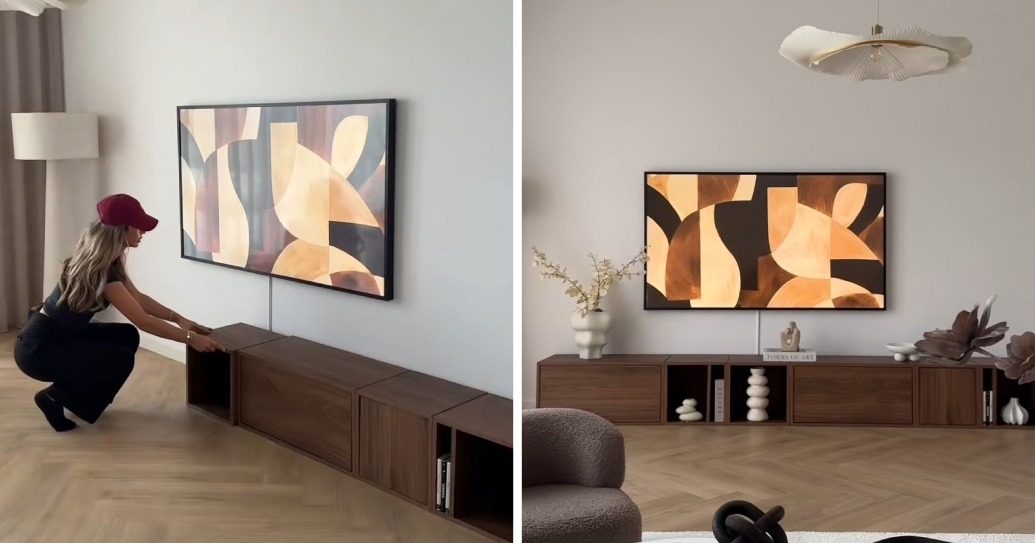 "Jako šik": Od IKEA elemenata složila TV komodu koja izgleda kao dizajnerska