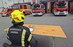 Pogledajte kako zagrebački vatrogasci uz lazanje daju podršku Baby Lasagni