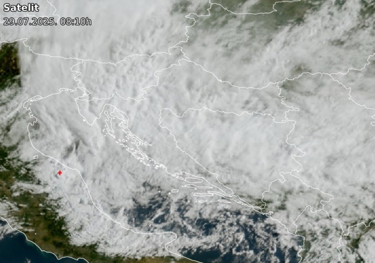 Objavljena satelitska snimka Hrvatske: "Ovo se rijetko viđa u srcu ljeta"