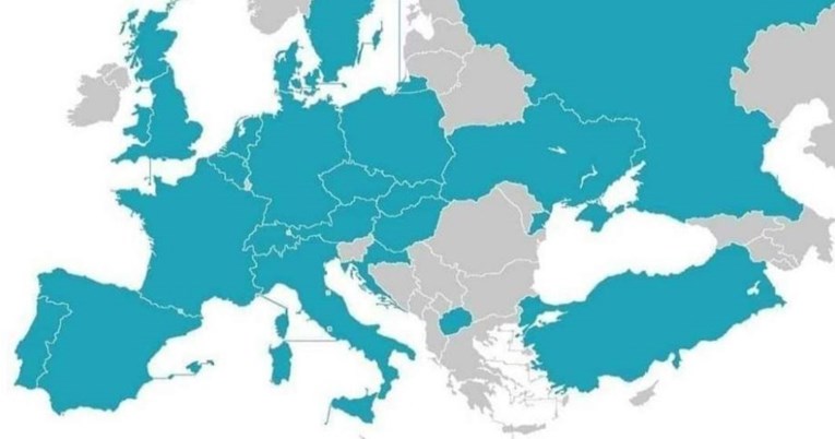 Makedonci objavili novu kartu Europe: Ovako se drži socijalna distanca