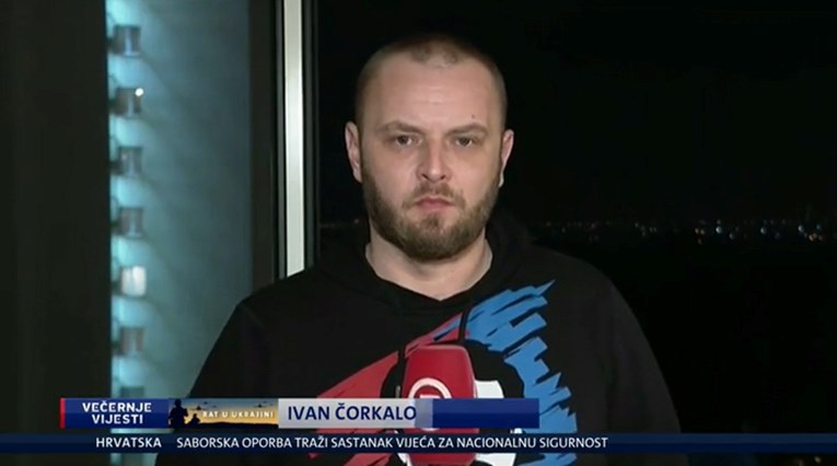 Reporter Nove TV oduševio Dalmatince majicom u kojoj je izvještavao iz Kijeva