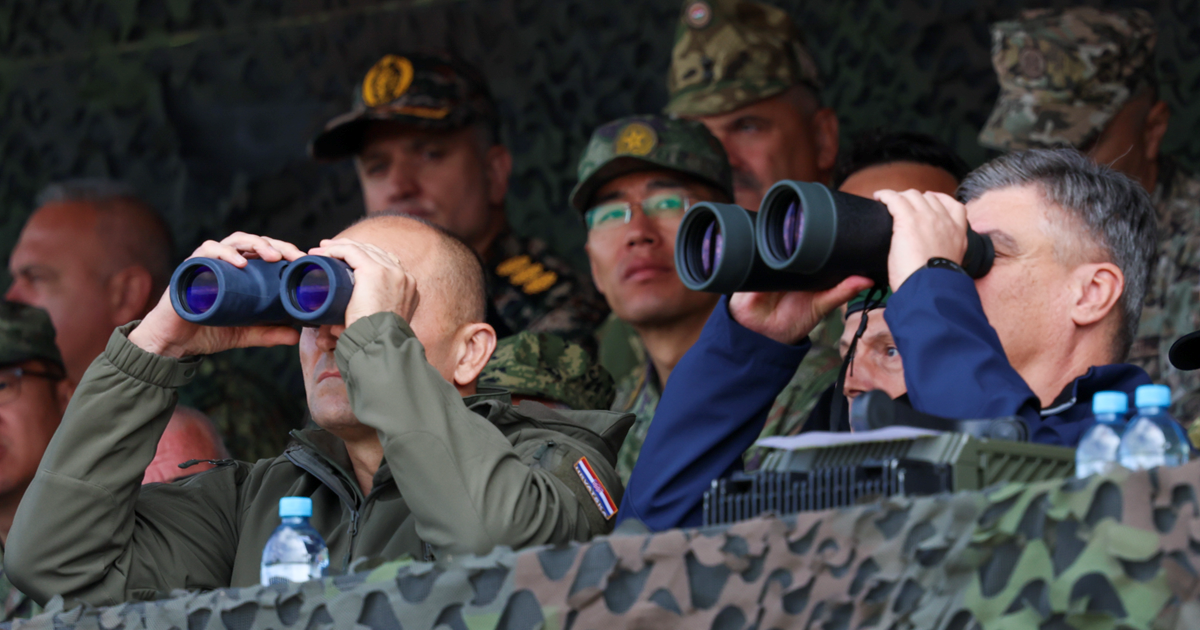 FOTO I VIDEO Milanović i Anušić gledali najveću HV-ovu vježbu u sedam godina