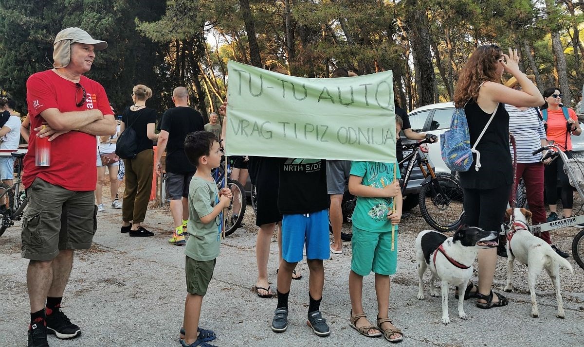 VIDEO Građani Splita poručili Opari: Ne želimo automobile na Marjanu