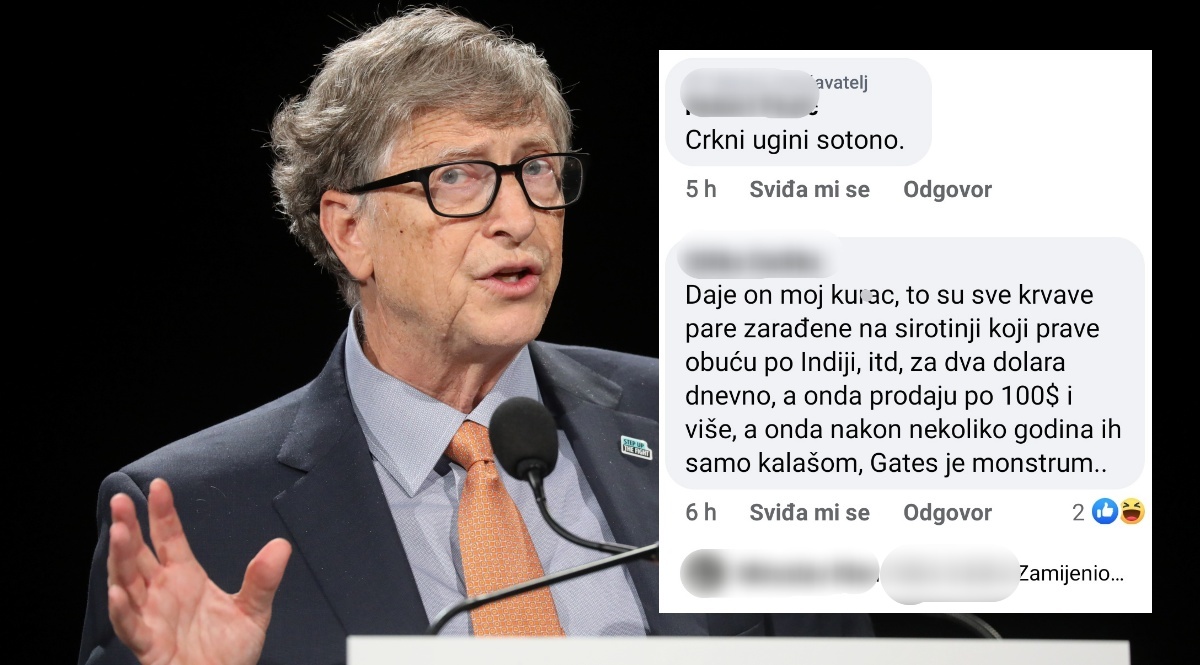 Trebate vidjeti komentare Hrvata na vijest da Gates donira 250 milijuna za cjepivo