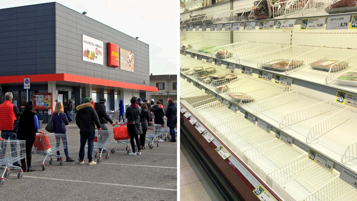 FOTO Pogledajte kako izgledaju talijanske trgovine. Police su potpuno prazne