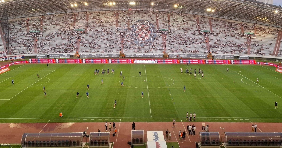 FOTO Pogledajte kako izgleda Poljud uoči uzvrata Hajduka i Zire