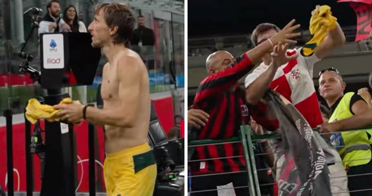 Pogledajte Modrićev potez kad je vidio hrvatski dres na San Siru. Skoro izbio sukob