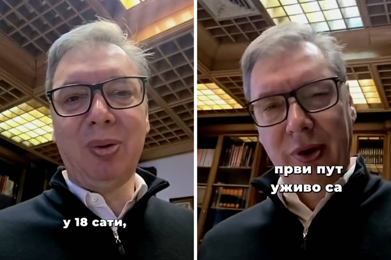 Vučić imao live na TikToku. Objavio "ekskluzivnu vijest"
