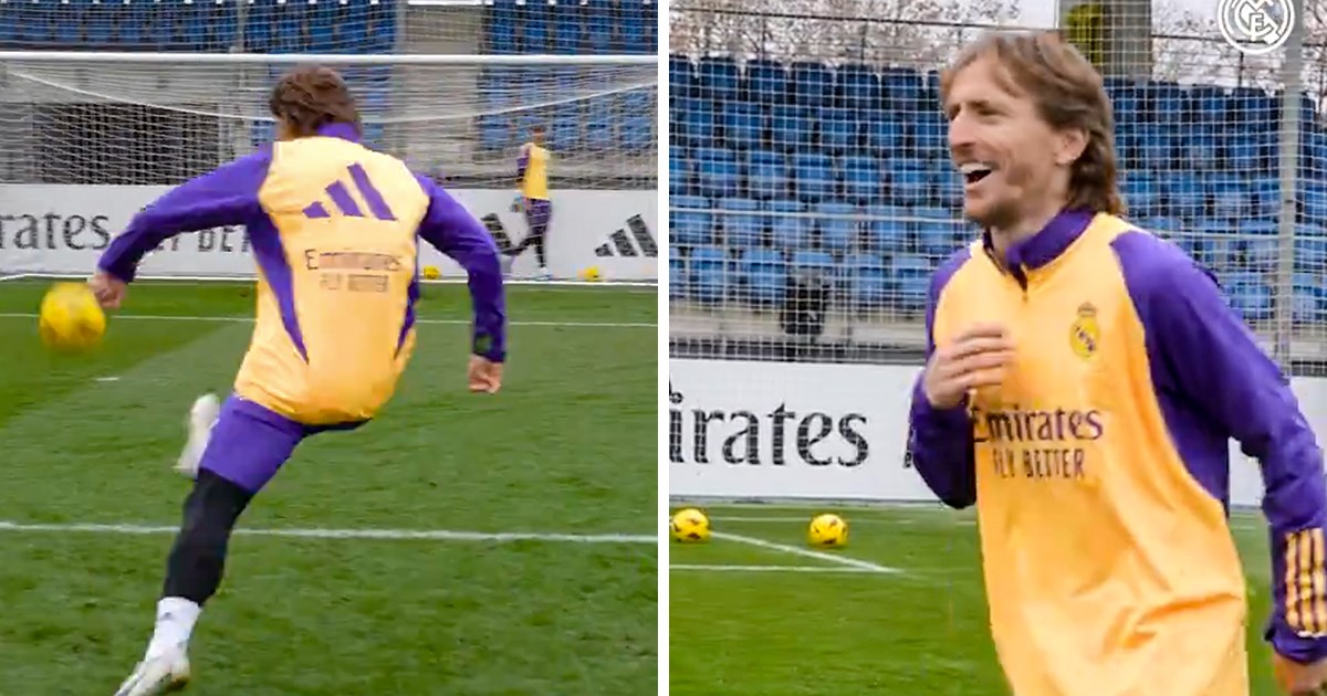 "Klasični Luka Modrić." Real podijelio video golčine s treninga