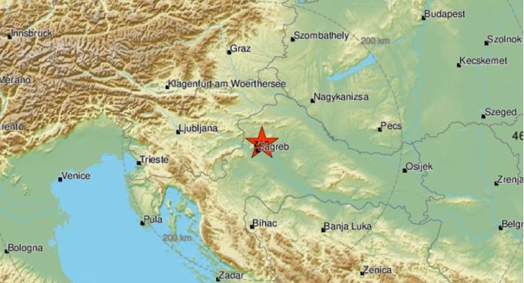 Novi slabiji potres jutros zabilježen u Zagrebu