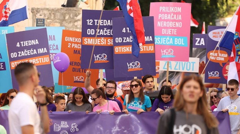 Hod za život u Splitu: "Tražimo zakone koji se temelje na znanosti, ne na ideologiji"