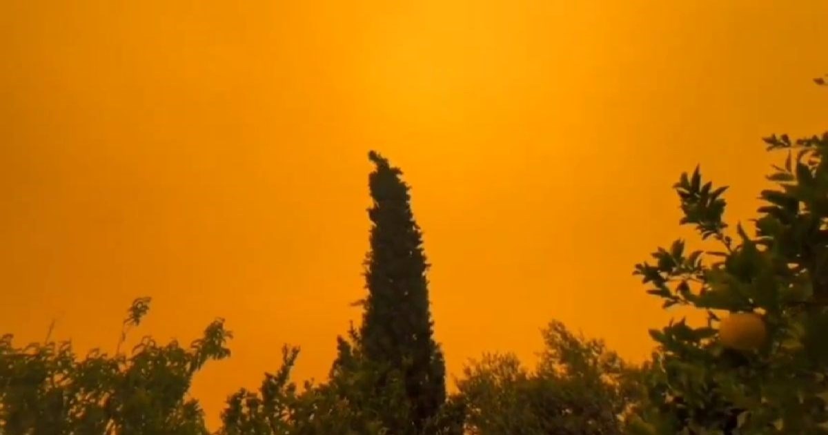 VIDEO I FOTO Kreta se guši u saharskoj prašini, stanovnici upozoreni da ne izlaze