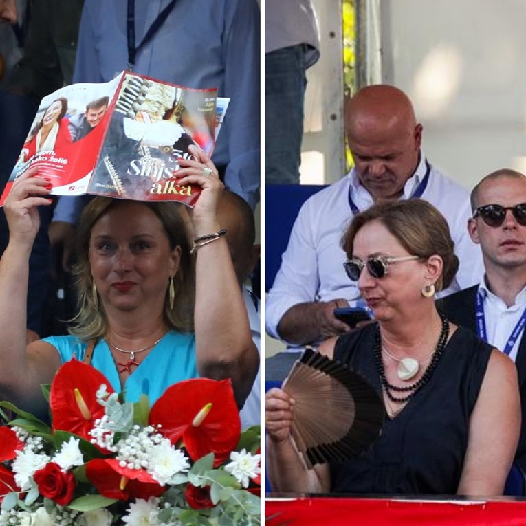 Sonja Jandroković prošle se nedjelje pokrivala novinama, danas maše lepezom