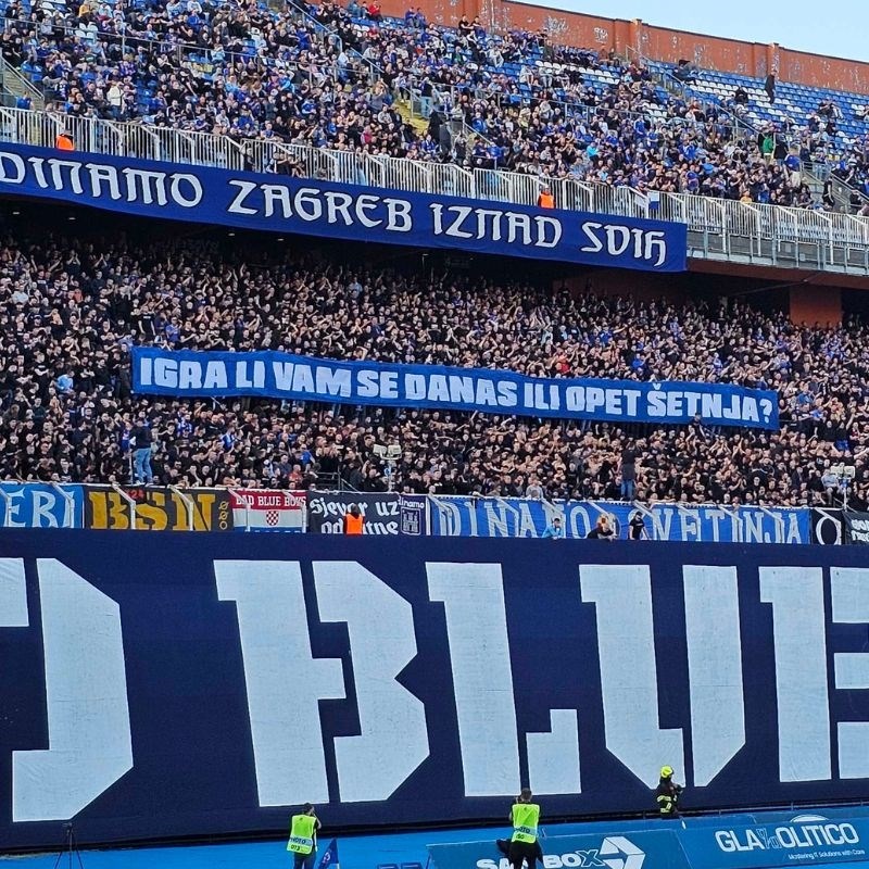 FOTO Ovo je poruka sa Sjevera kojom su Boysi dočekali igrače Dinama
