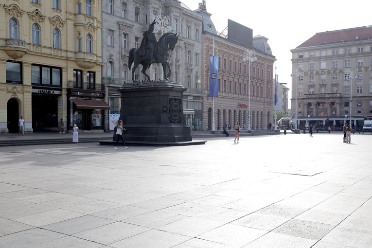 Zagreb se prži na 35 stupnjeva, centar grada je potpuno prazan