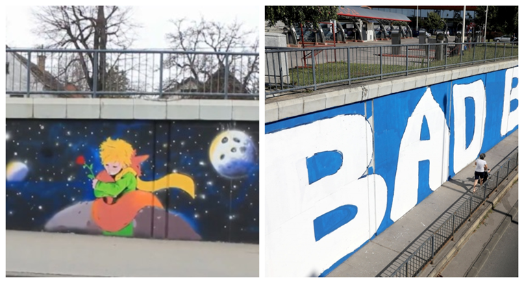 Mural Malog princa u Zagrebu su prefarbali Bad Blue Boysi