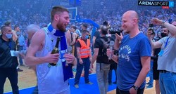 Košarkaš Zadra sa šampanjcem došao pred kamere: Za ovo se živi i umire