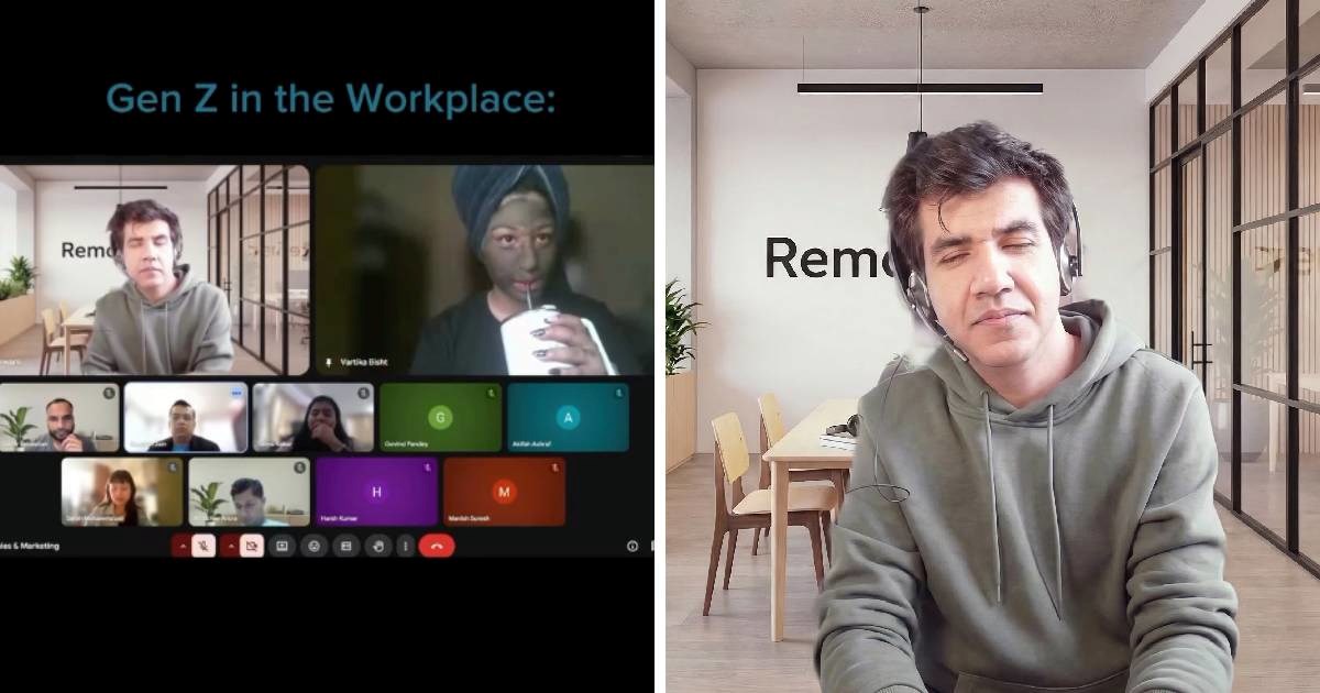 Pogledajte kako se gen Z-ovka pojavila na online sastanku, postala je hit 😁