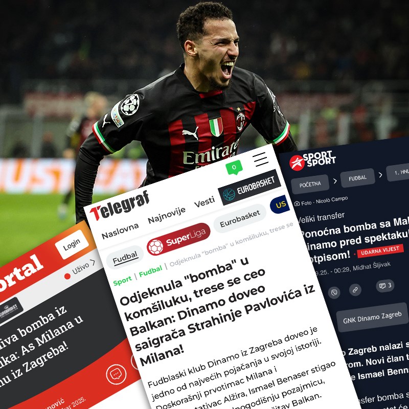Regionalni mediji: Nezamisliva bomba Dinama. Trese se cijeli Balkan
