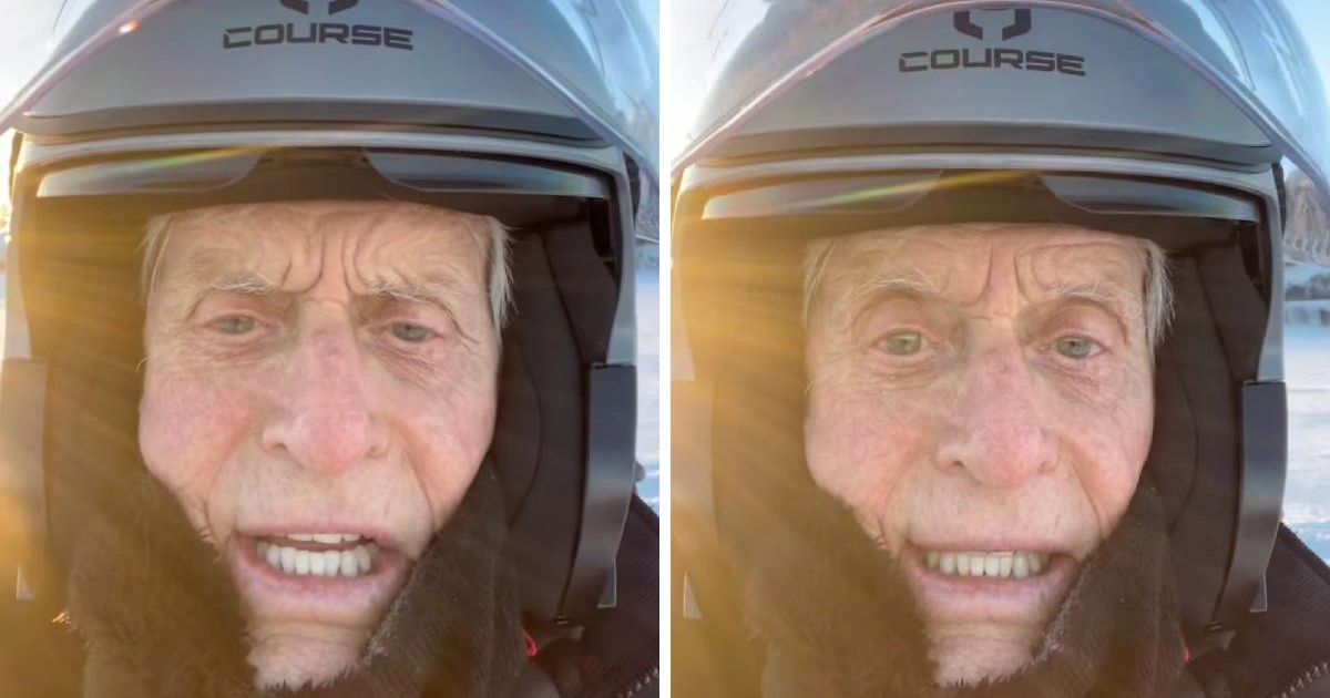 Michael Douglas (81) vozi motorne sanjke po Arktiku