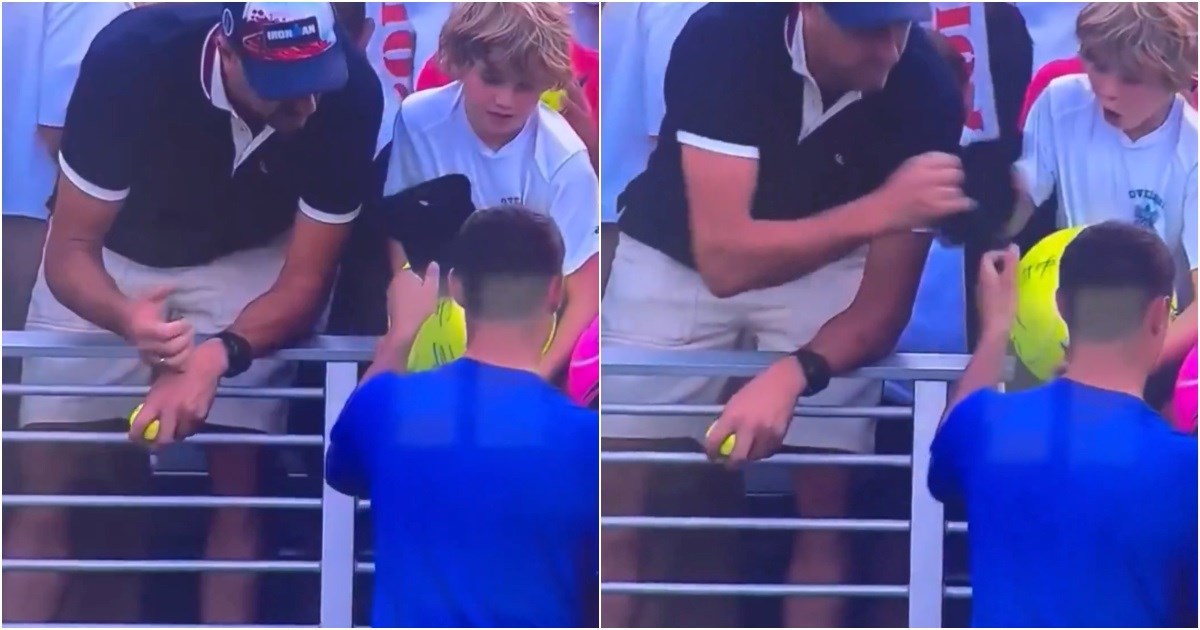 Milijunaš koji je oteo kapu dječaku na US Openu: Tko prvi, njegovo