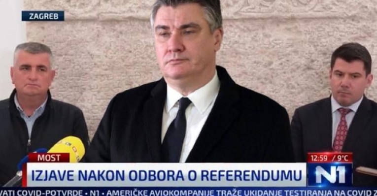 HDZ objavio fotomontažu Milanovića, pogledajte