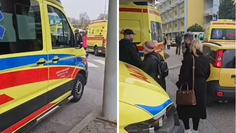 VIDEO Gužva pred Rebrom. "Čekalo je 7 od 14 timova zagrebačke Hitne, nema kreveta"