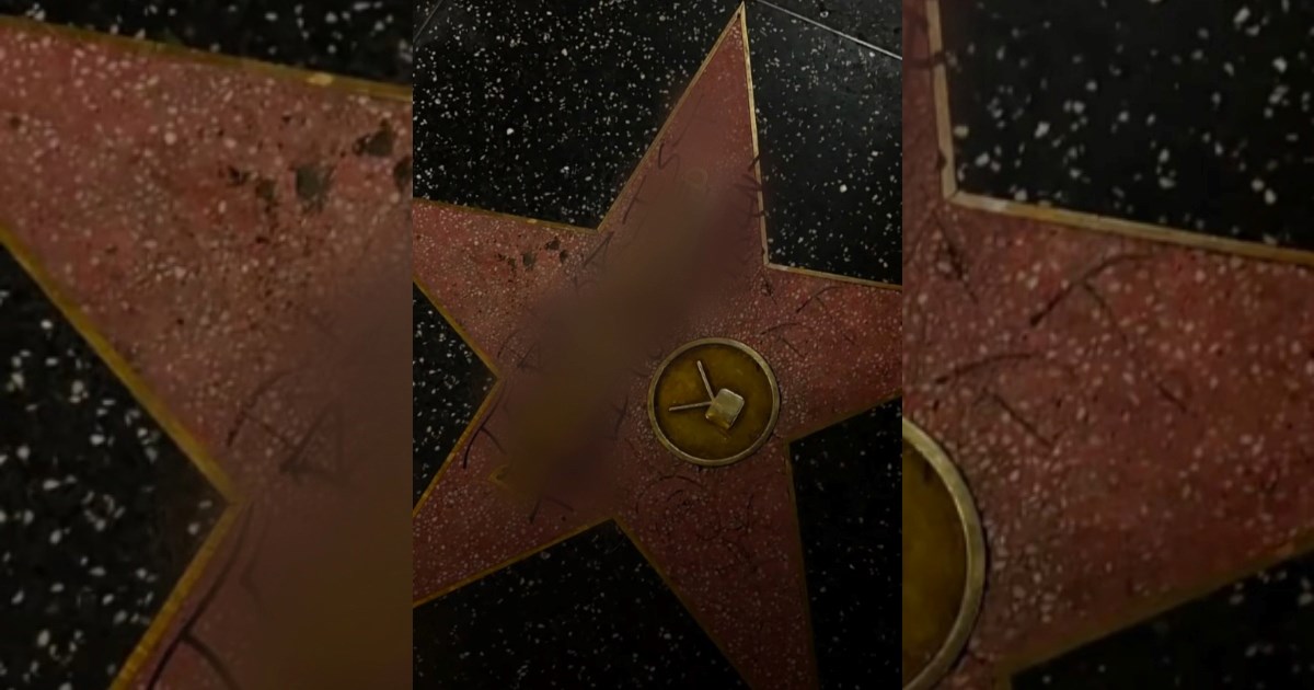 Netko je ispisao uvrede na Trumpovoj zvijezdi na Holivudskoj stazi slavnih