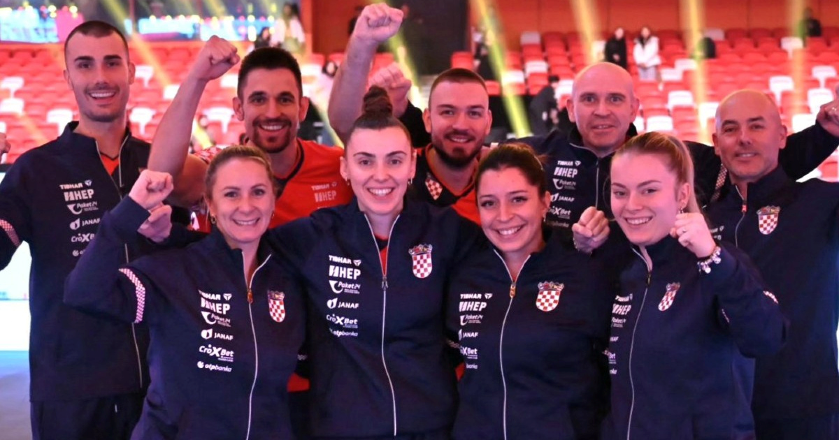 Senzacija hrvatskih stolnotenisača. S 8:1 su porazili Šveđane
