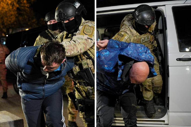 Policajci diljem Srpske čekali presudu postrojeni uz vozila s upaljenim rotacijama