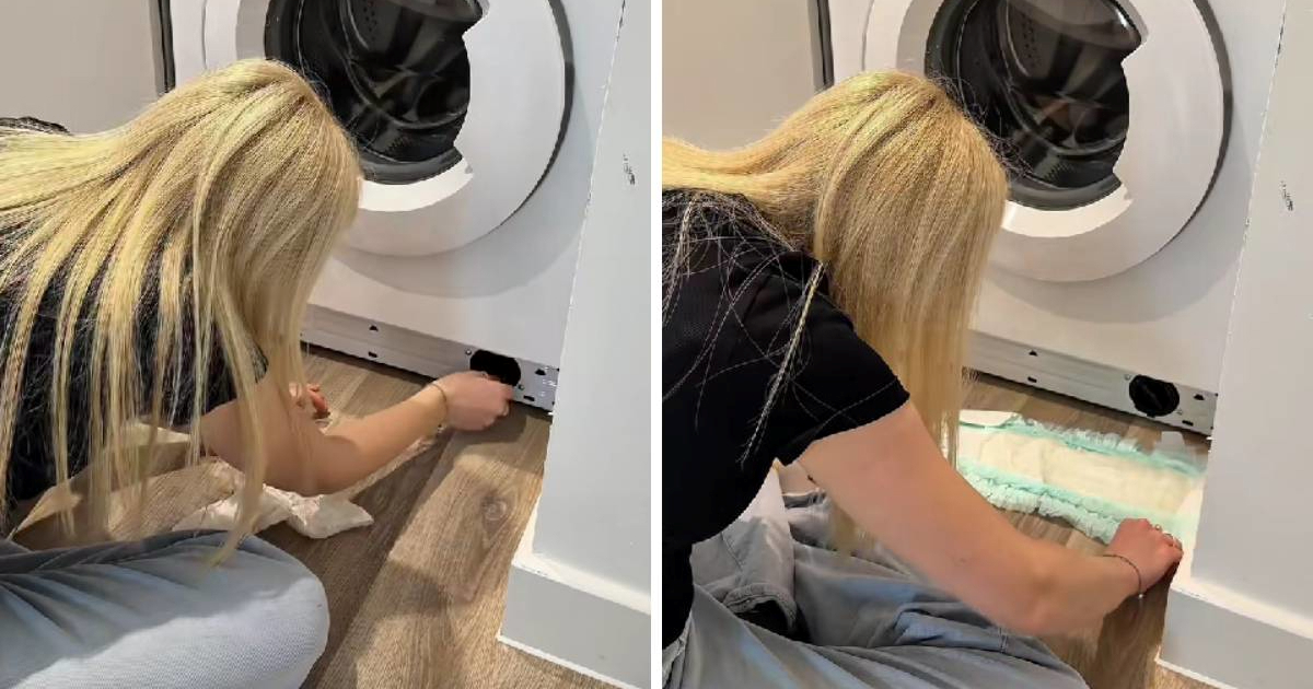 Žena pokazala kako čisti filter perilice rublja, ljudi su oduševljeni