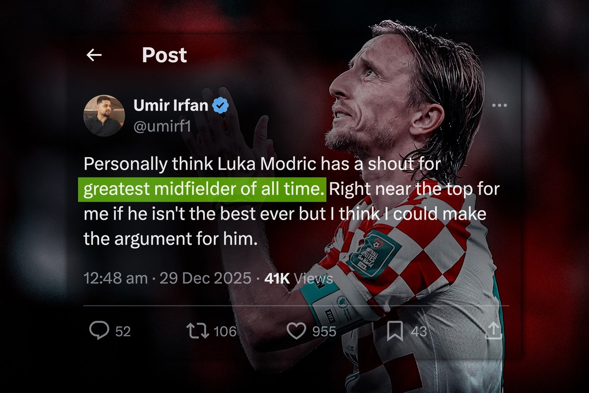 BBC-ov analitičar: Modrić je vjerojatno najveći veznjak ikad. Fanovi: Molim te, nemoj