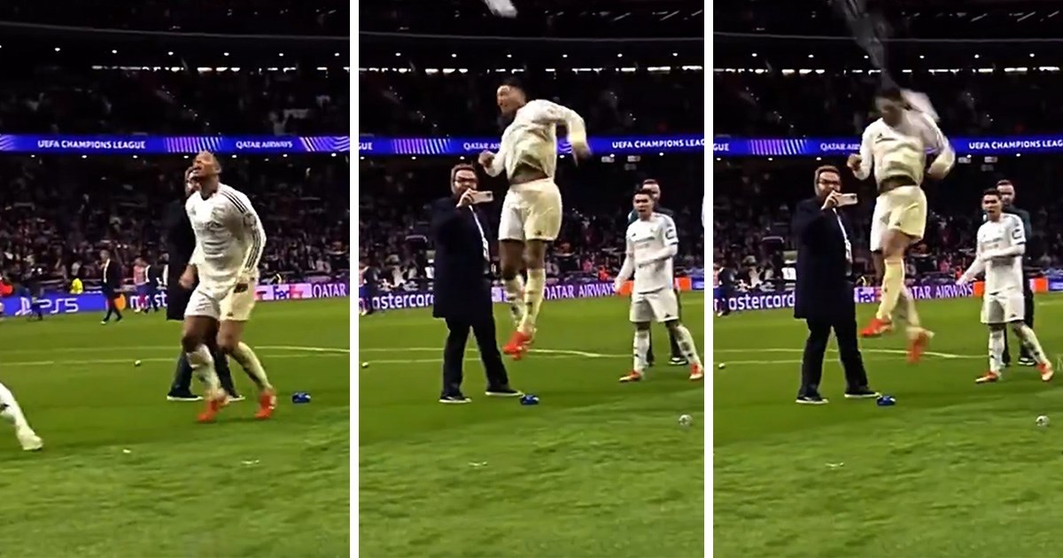 VIDEO Navijači Atletica bocom gađali Bellinghama. On skočio i udario je glavom