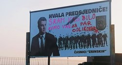 FOTO Netko je išarao plakate dobrodošlice Milanoviću u BIH, pogledajte poruku