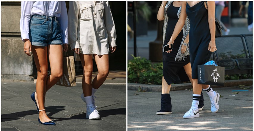 Bijele sportske čarape su iznenadni hit detalj na zagrebačkoj špici