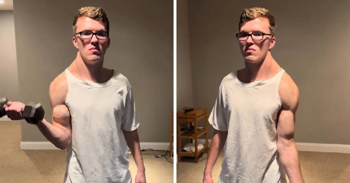 Tip mjesecima vježba samo jedan biceps i potpuno je transformirao tijelo