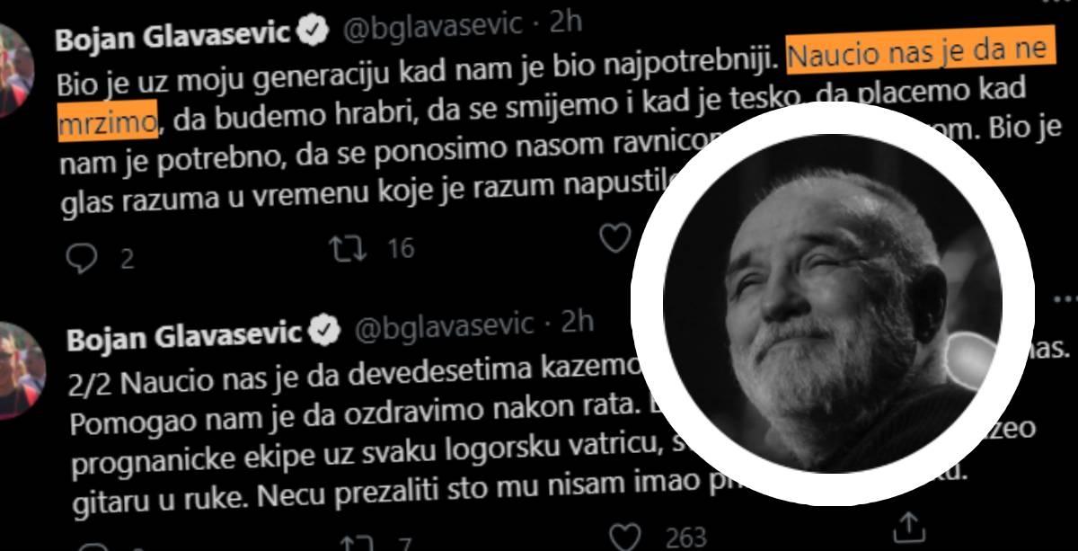 Hrvatski političari se opraštaju od Balaševića: "Naučio nas je da ne mrzimo"