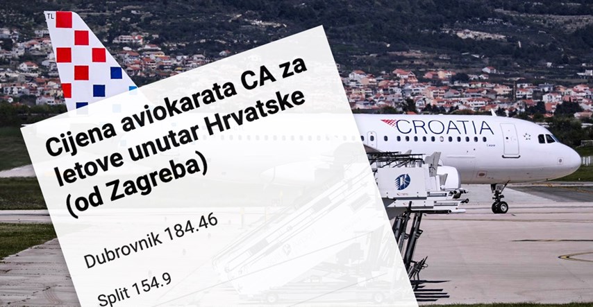 Brutalna razlika: S CA od Zagreba do Dubrovnika 200€, Ryanom od Zagreba do Malte 26€