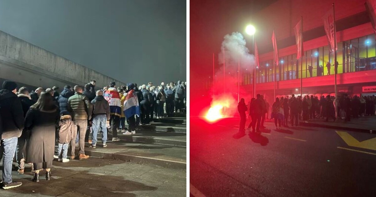 Pogledajte gužve ispred Arene Varaždin koje su nastale prije Thompsonova koncerta