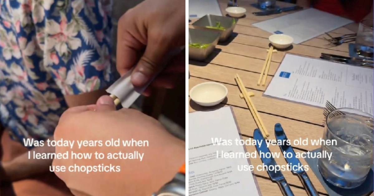 Trik s štapićima za jelo zbunio mnoge: "Jesam li ih cijelo vrijeme koristio krivo?"