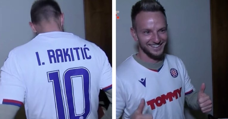 Rakitić obukao Hajdukov dres uz ovacije