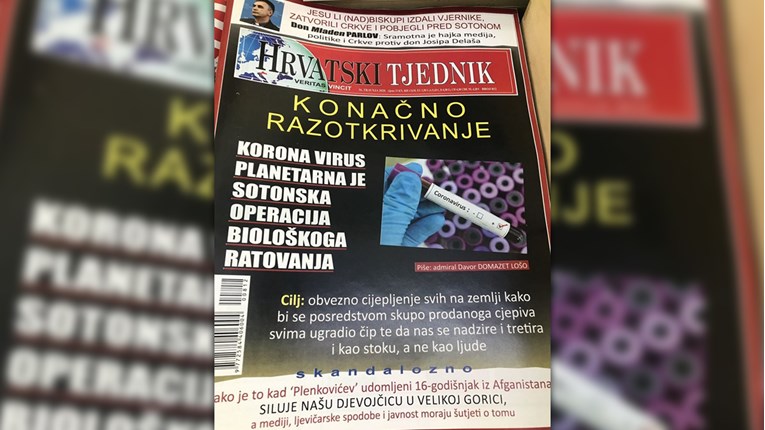 Opskurni Hrvatski tjednik: Pomoću cjepiva za koronavirus ugradit će nam čip za nadzor