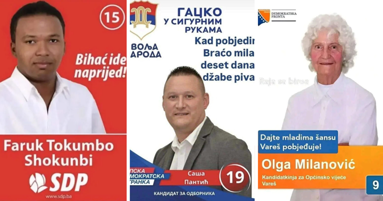 Izbori u BiH dobro nasmijavaju građane. Bizarni plakati šire se mrežama