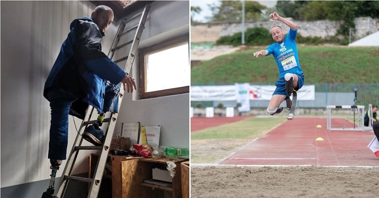 Hrvatski paraolimpijac bez obje noge pomaže u saniranju štete od potresa u Petrinji