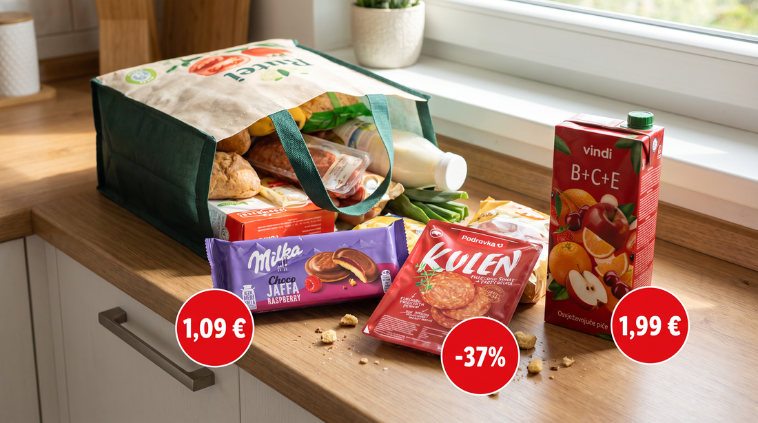 Najbolje cijene danas: Podravkin kulen već od 1 eura, sok Vindi 2 eura za dvije litre