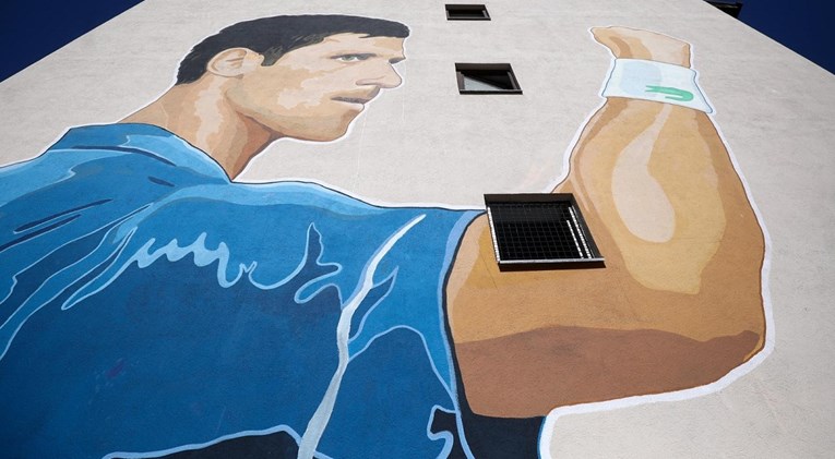 Đoković kod Sarajeva dobio mural od osam metara