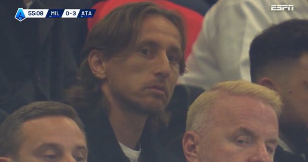 Talijani snimili Modrićev izraz lica dok je Milan uvjerljivo gubio na San Siru